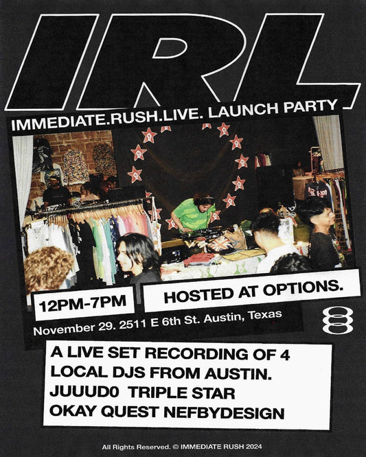 IRL LAUNCH PARTY AT OPTIONS